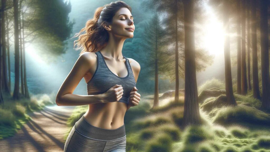 Une femme qui fait du sport