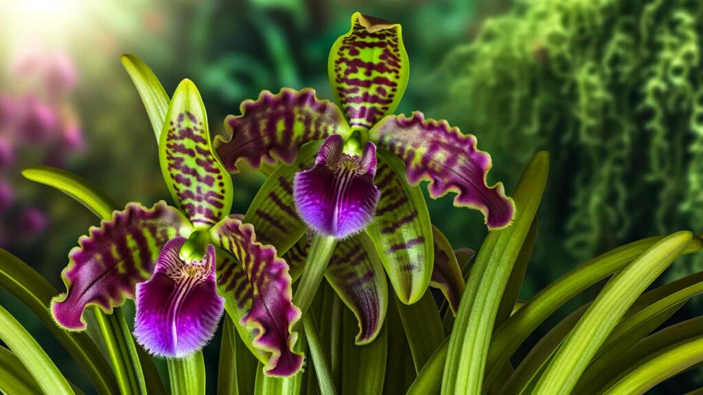 Fleurs Zygopetalum