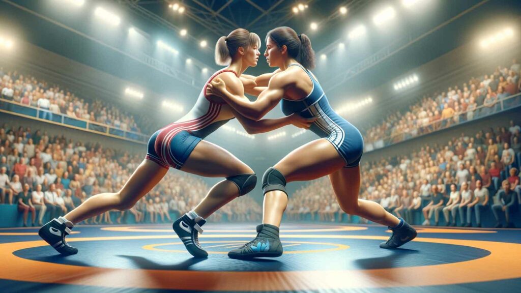 lutte féminine est un sport de combat